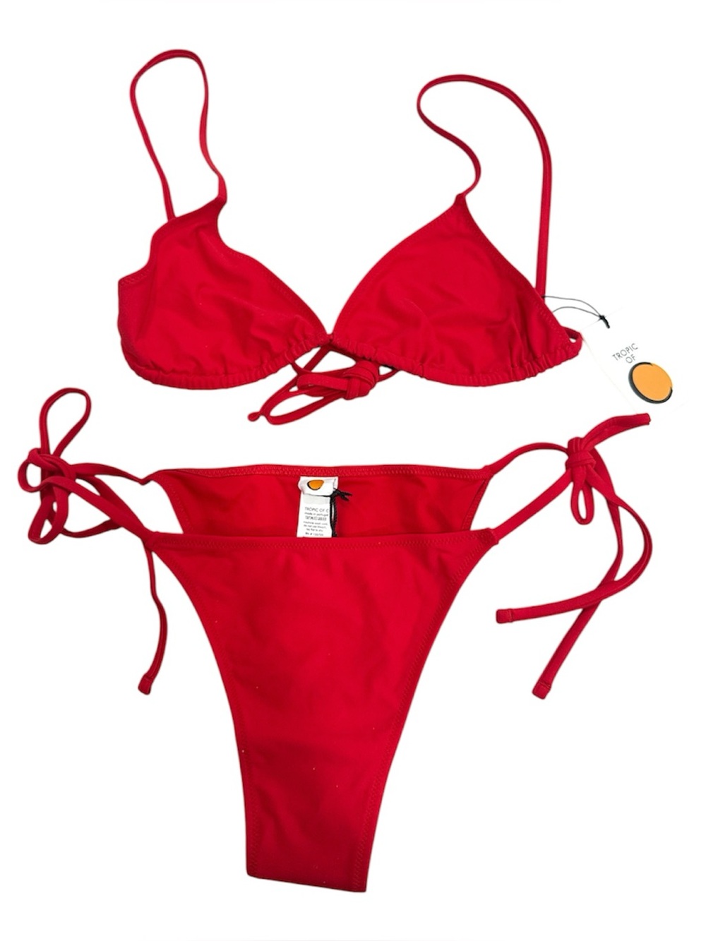 praia bottom & Top set in poppy - Picture 2 of 5